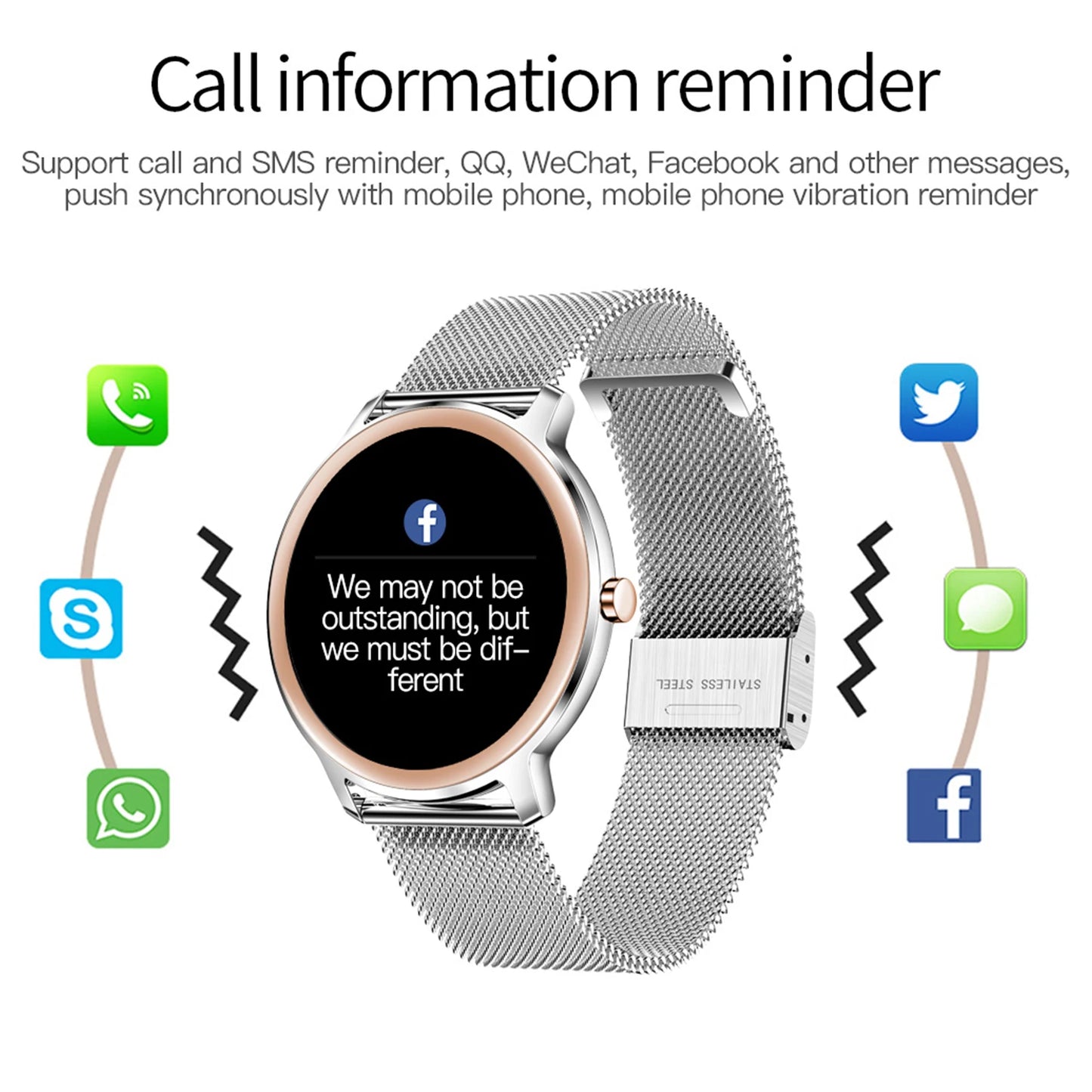 1.69 Inch Smart Watch, Multiple Function, Heart Rate Monitor, Fitness Bracelet, Smart Notification, IP67 Waterproof Smartwatch