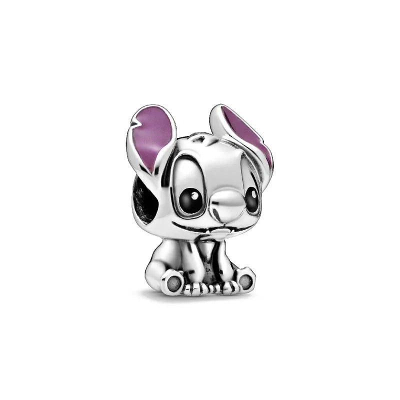 2025 New Disney Beautiful Princess Dress Bead Pendant 925 Silver Suitable for European Original Bracelet DIY Exquisite Jewelry