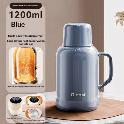 Gianxi Insulated Pot Stainless Steel Large Capacity Hot Water Bottle 2025 New Small Warm Pot Dormitory Student Warm Bottle
