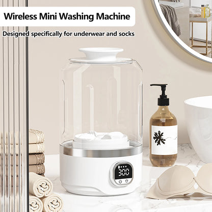 7000mAh Battery Portable Automatic mini Washing Machine For Business Travel Home Outdoor Camping Laundry of Underwear Socks
