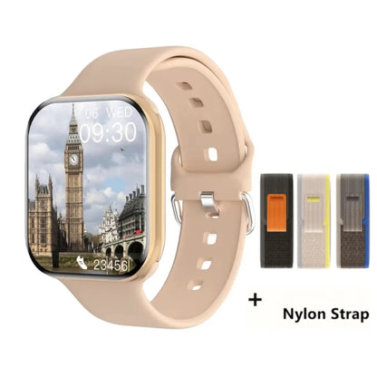 2025 NEW Smart Watch Wireless Charging Smartwatch Bluetooth Calls Men Women Watches Fitness Bracelet Custom Watch Face