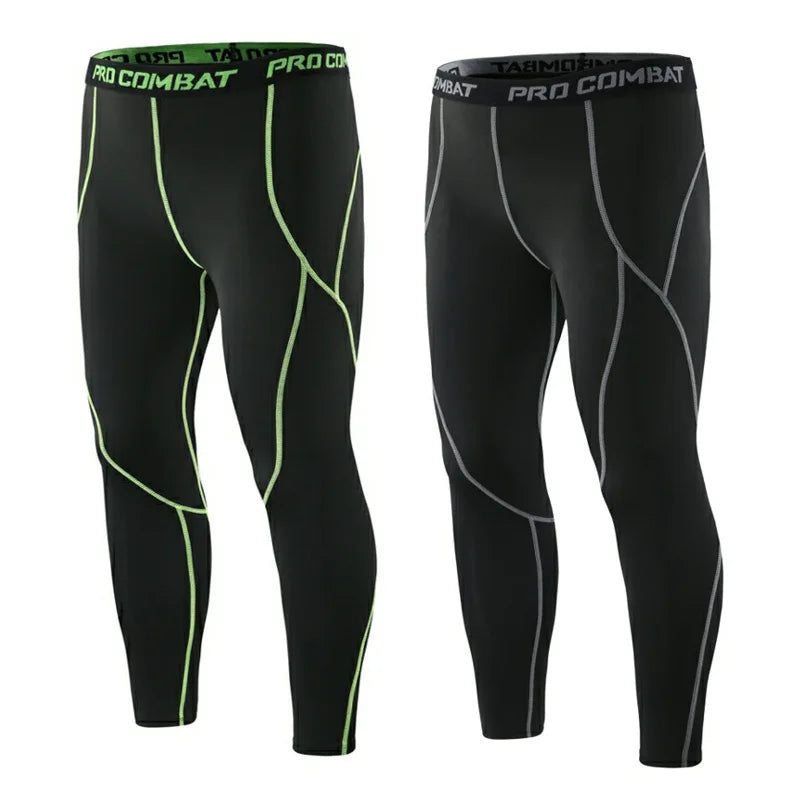 Outdoor Basketball Running Tights Men Shorts Sports Leggings Compression Jogging Fitness Gym Long Trousers Men Yoga Pants