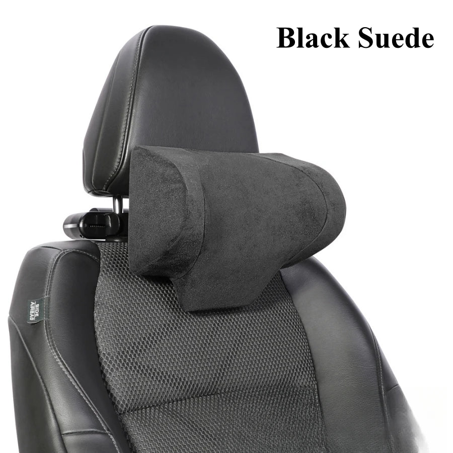 Adjustable Car Headrest Pillow Multi-use Car Neck Pillow for Driving Seat Head Support with Hidden Hook and Tablet Phone Holder