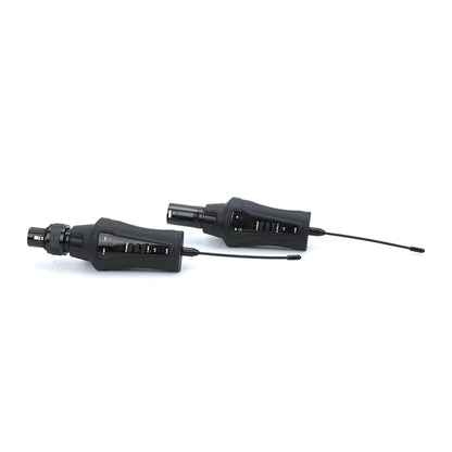 Acemic TR-20SET UHF Wireless Microphone Adapter, XLR Transmitter and Receiver with 48V Phantom Power, for Condenser Dynamic Mic