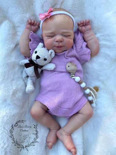 NPK 19-inch Newborn Baby Reborn Doll - Pascale Soft Body Lifelike Cuddly 3D Skin Multiple Layers Painting Realistic Touch
