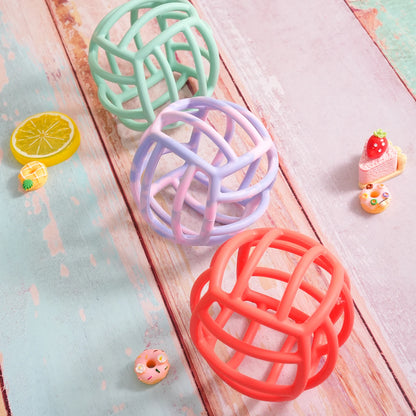 1PCS Silicone Baby Teether Ball Cute Toys For Infants Shower Gift For Kids Chewing Training Teething Toys Baby Toys