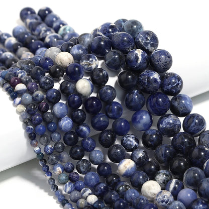 Natural Stone 4 6 8 10 12mm Round Tiger Eye Amethyst Agate Jades Stone Spacer Bead For Jewelry Making Diy Bracelet Needlework