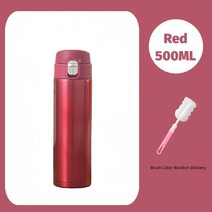500ml Stainless Steel Thermal Mug Outdoor Thermos Cup Portable Vacuum Flasks Cold and Hot Thermo Bottle Coffee Mug Water Bottle