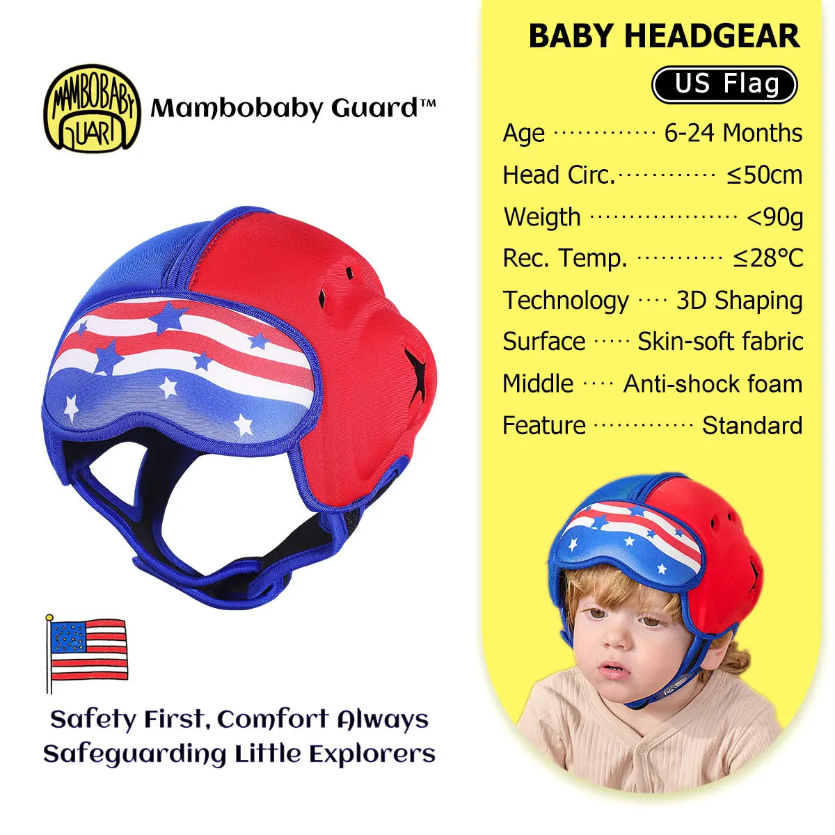 Mambobaby Guard Dropshipping 1 Safe Anti-Shock Baby Helmet Toddler Head Protector Infant Headgear Learn Crawl Walk for Bump Fall