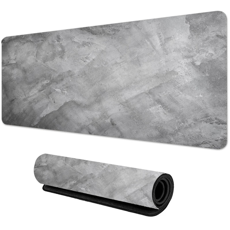 Gray Texture Large Gaming Mouse Pad Computer Office Game Table Mat XXL 900x400 Rubber Anti-slip Keyboard Mousepads Long Desk Pad