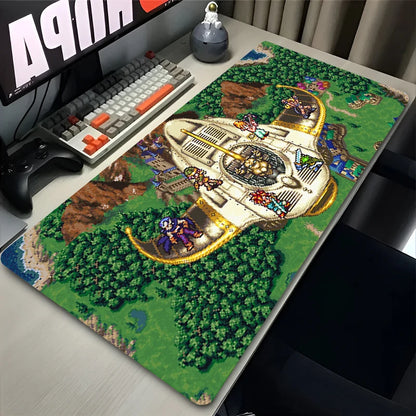 Mouse Pad Office Computer C-chrono T-trigger Desk Mat Table Keyboard Pad Laptop Gaming Accessories Mousepad Non Slip Mouse Mat