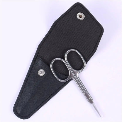 Ultra Fine Cuticle Scissors, Curved Blade Nail Clippers, Eyebrow & Eyelash Trimming Scissors for Manicure and Pedicure