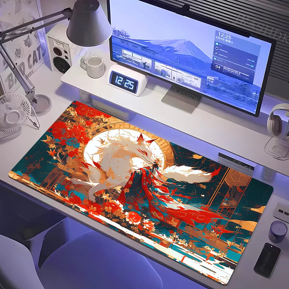 XXL Mouse Pad Gamer New HD Home Large Desk Mats MousePads Mouse Mat kawaii Fox Laptop Office Gamer Anti-slip Mice Pad Table Mat