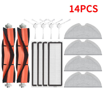 For Xiaomi Mijia 1C 1T Mi Robot Vacuum Mop Dreame F9 Hepa Filter Main Side Brush Mop Cloth Robotic Vacuum Cleaner Accessories