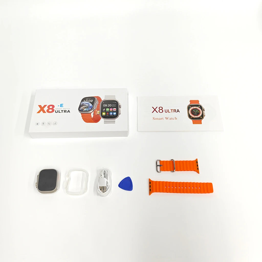 4G LTE Smartwatch with 1.96" Touch Display, E-SIM & Nano SIM, Heart Rate, GPS, Compass NFC, Wi-Fi & HD Video – Android-Compatib
