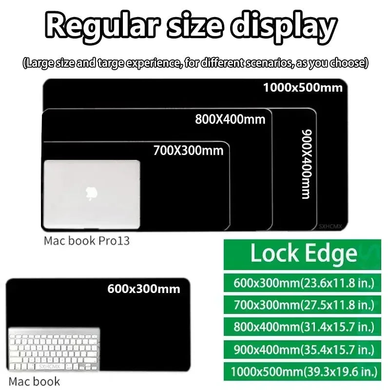 Japanese Katana Mouse Pad Large Computer Office Game Table Mats New XXL Rubber Anti-slip Gaming Keyboard Mousepad Long Desk Pads