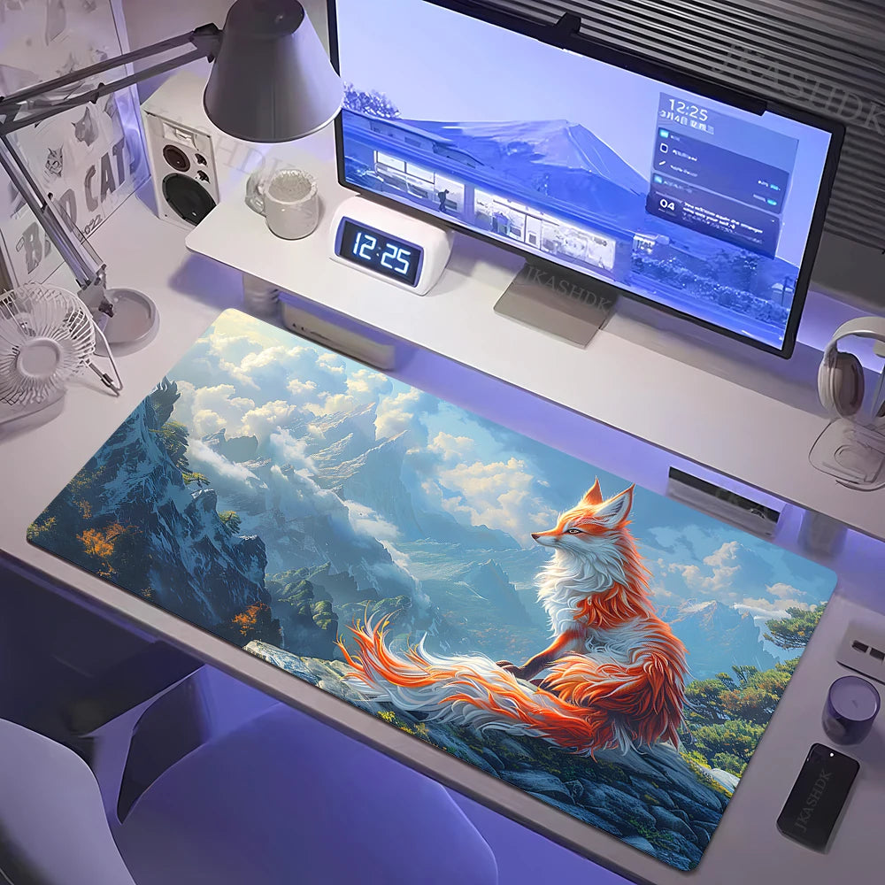 XXL Mouse Pad Gamer New HD Home Large Desk Mats MousePads Mouse Mat kawaii Fox Laptop Office Gamer Anti-slip Mice Pad Table Mat