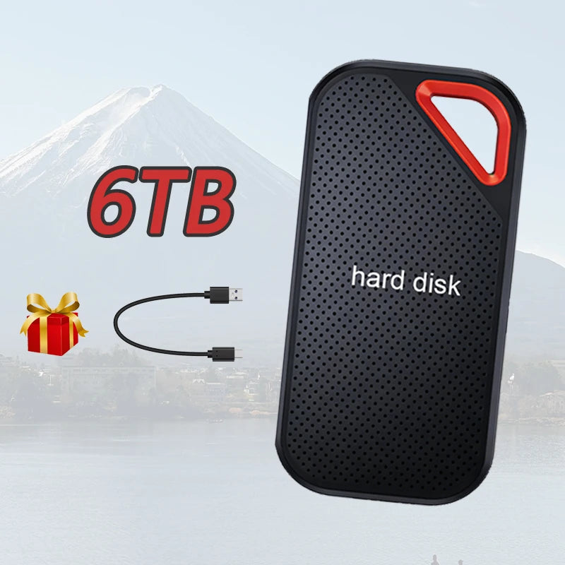 External Hard Drive E81 Shockproof Design Hard Disk Portable Solid State Drive For High Speed Storage Device For Laptop PC