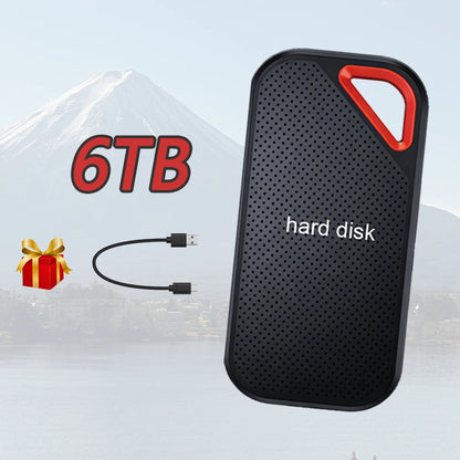 External Hard Drive E81 Shockproof Design Hard Disk Portable Solid State Drive For High Speed Storage Device For Laptop PC