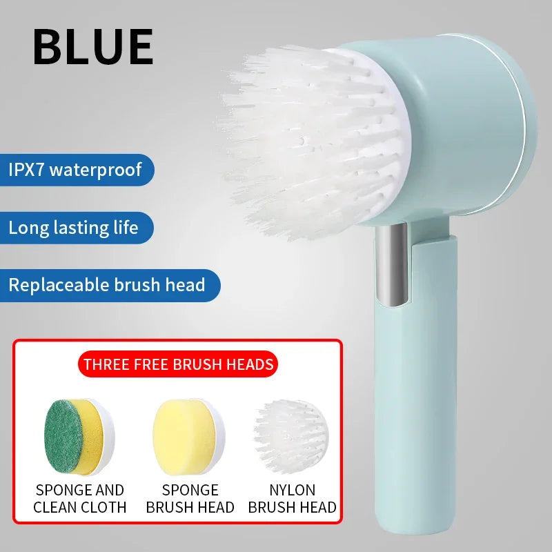 Wireless Handheld Electric dishwasher Kitchen Rechargeable Electric Cleaning Brush Bathroom Tile Professional cleaning Machine