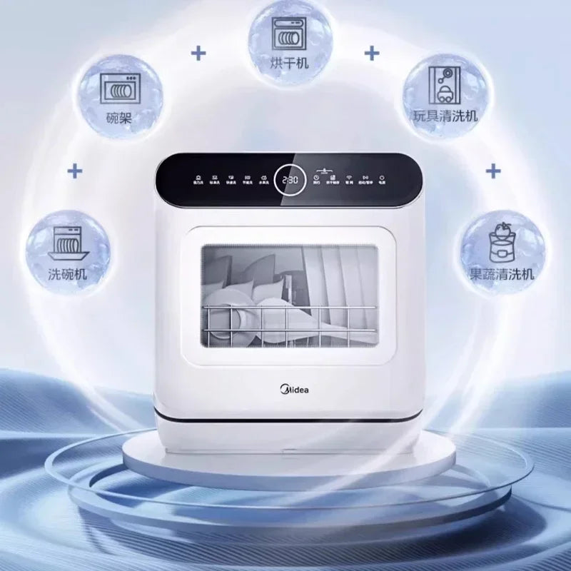 Dishwasher Hot Air Drying Desktop Installation-free Mini Small Automatic Household Disinfection Lave Vaisselle غسالات أطباق