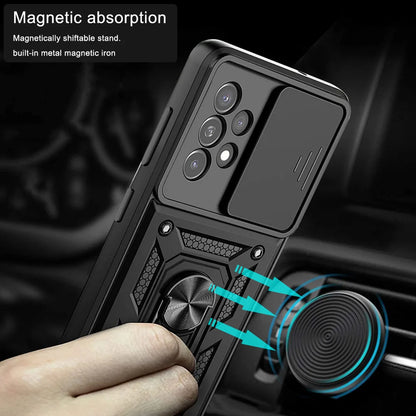A52 A52s For Samsung A52S 5G Case Shockproof Slide Lens Protector Armor Phone Cover For Samsung Galaxy A52 5G Case Coque Fundas