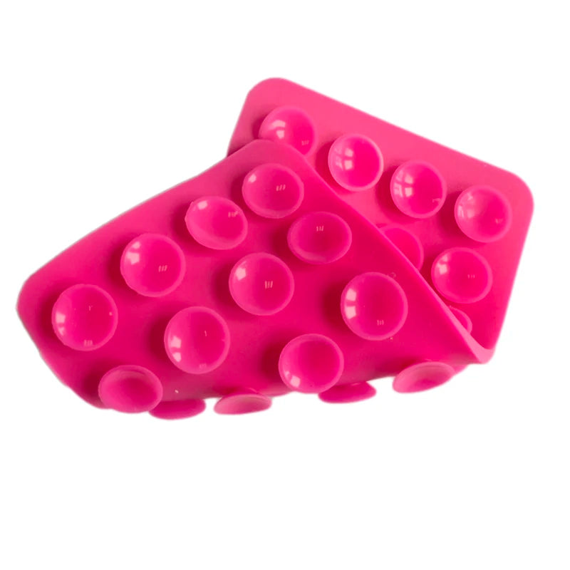 Square Double-sided Backed Adhesive Sucker Pad For Fixed Pad Double Side Silicone Suction Pad Mobile Phone Fixture Suction Cup