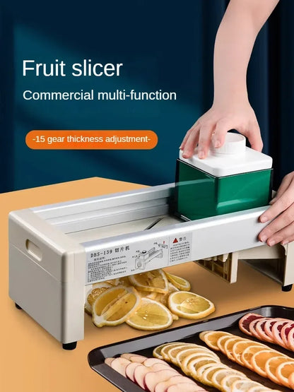 Fruit Slicer Milk Tea Shop Lemon Manual Cut Fruit Artifact Commercial Household Fruit Tea Slicer Home Appliance 삼겹살 Vevor