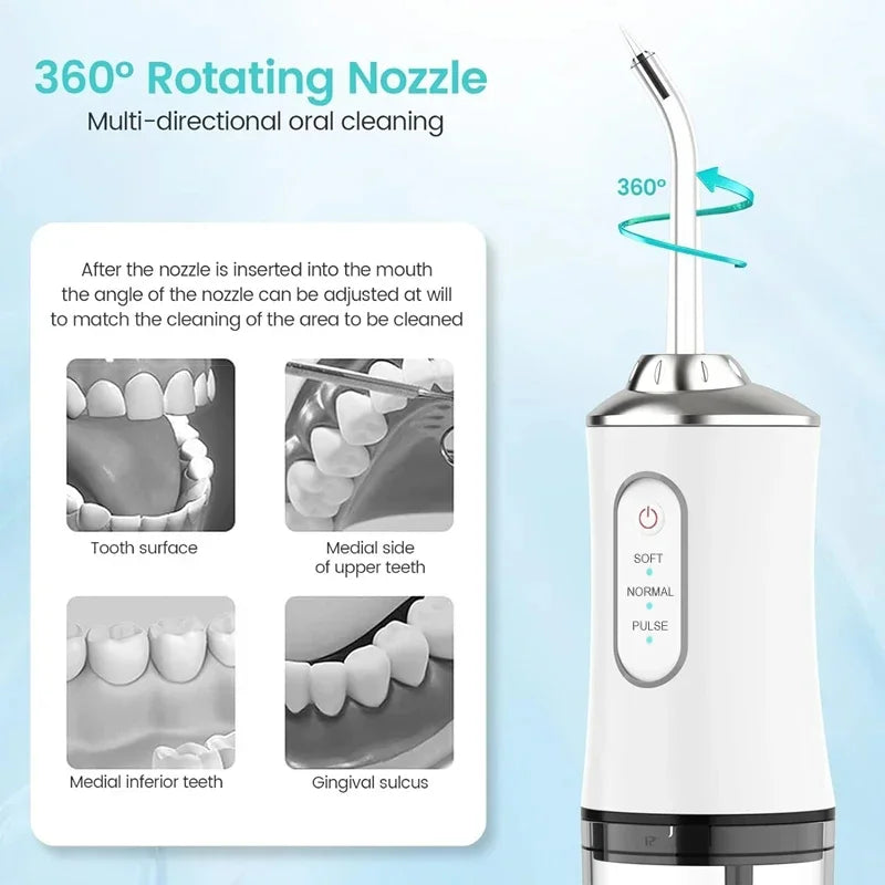 Oral Irrigator Dental Water Jet Flosser Appliance Pick Floss Dentistry Mouth Washing Machine Teeth Whitening Cleaning Tools