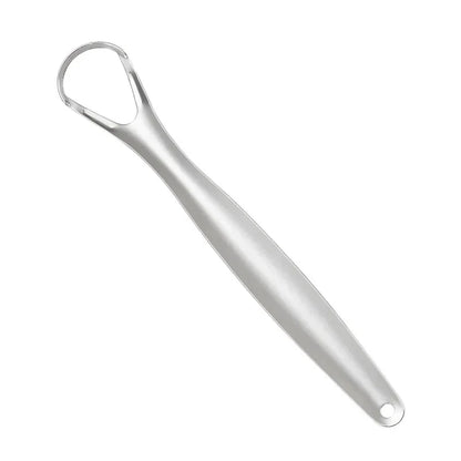 혀클리너 1pc Stainless Steel Tongue Scraper Cleaner Fresh Breath Cleaning Coated Tongue Toothbrush Oral Hygiene Care Tools