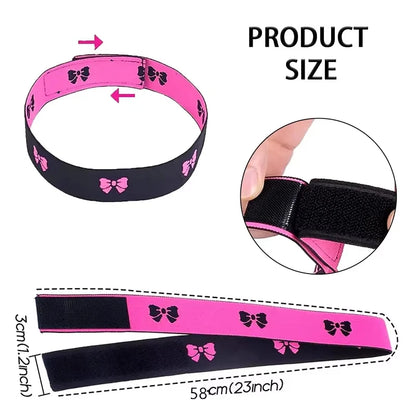 Fashion Hair Elastic Band For Wigs Adjustable Edge Scarf Elastic Headband With MagicTape for Women Lace Wigs