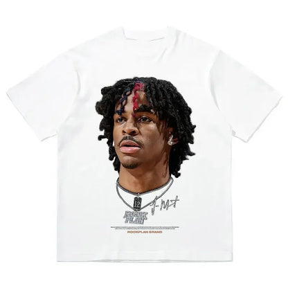 New Arrival Mens Clothes Tee Shirt Graphic T-Shirts Men Tshirt for Men Ropa Trend Youth American Street Hip-hop Basketball 70248