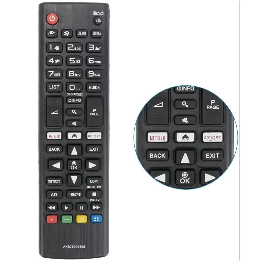 AKB75095308 Remote Control for Smart-TV-Remote All LCD LED HDTV 3D Smart TV Models