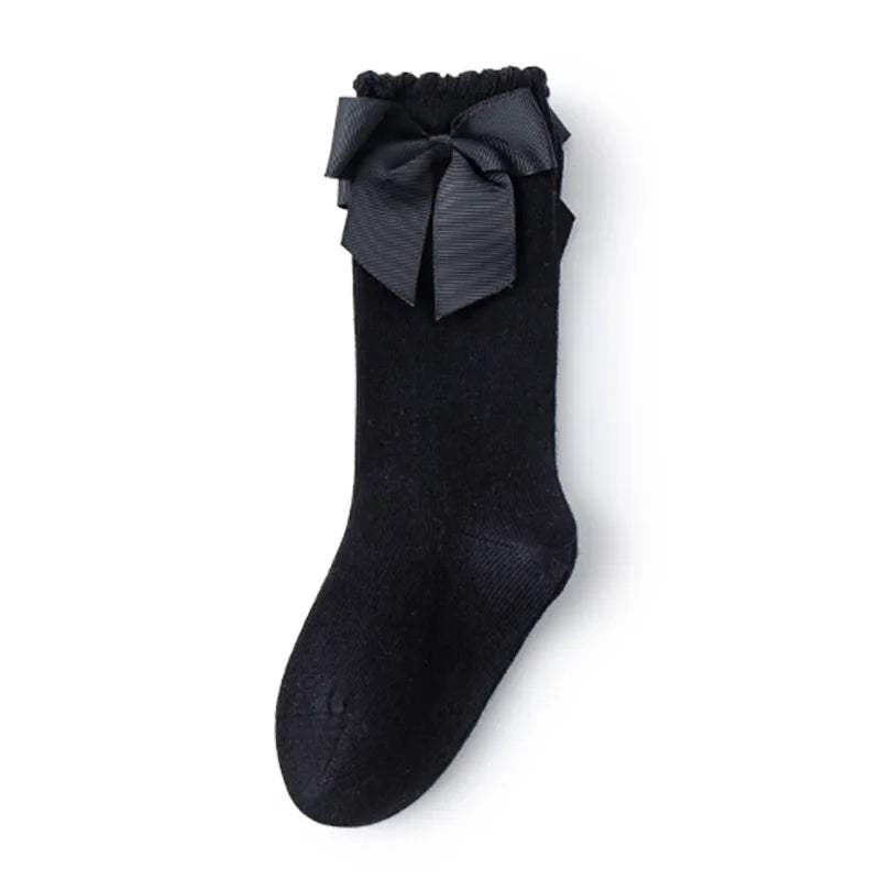 Baby Accessories New Girls' Socks Spring Summer Bow Princess Mother Kids Socks Wholesale Korean Children's Cotton Floor Socks
