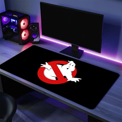 G-Ghostbusters Slimer Mouse Pad Movie Anti-fray Home Custom Ergonomic Office Rubber Large Funny Desk Mat Keyboard PC Non-slip