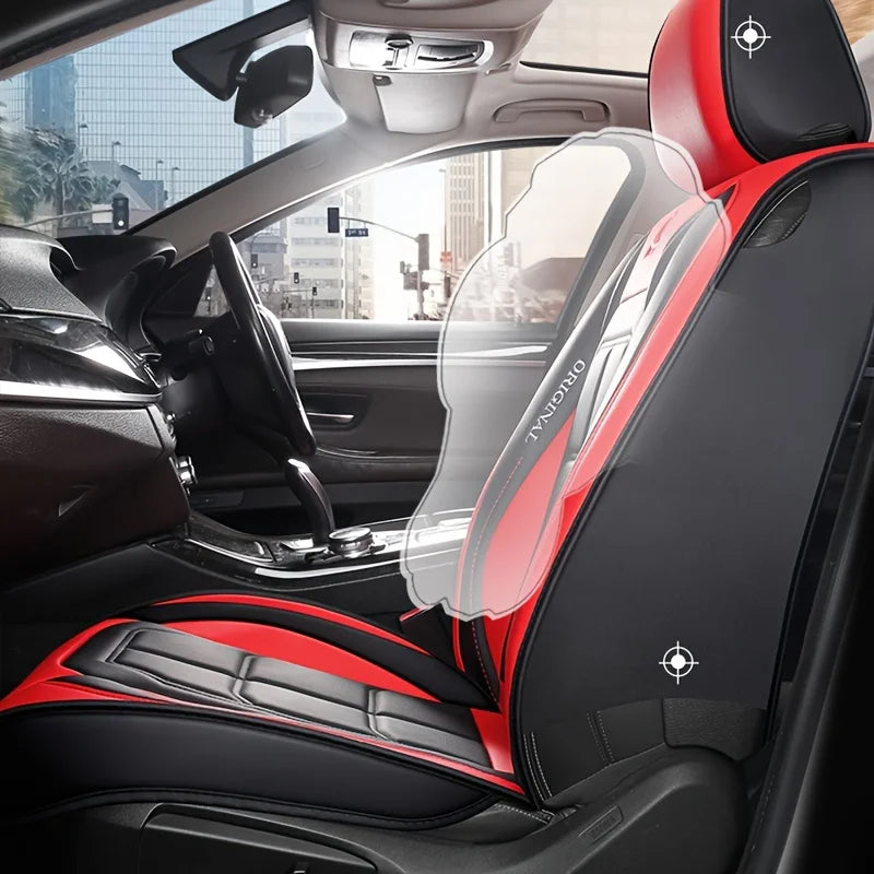 All inclusive seat cover, full leather car seat cushion, Driver's seat cover or passenger seat cover, all season universal pad