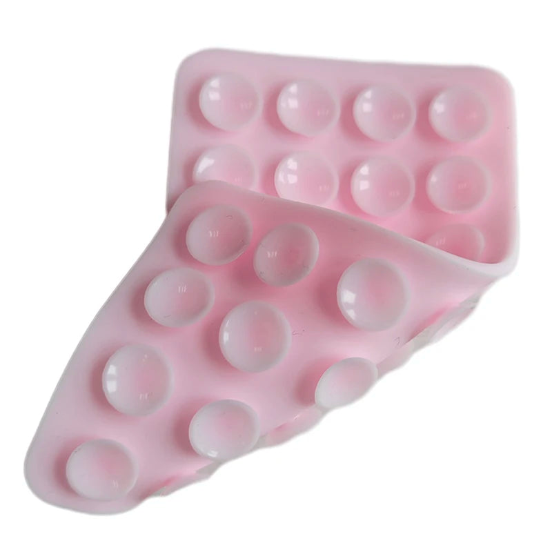 Square Double-sided Backed Adhesive Sucker Pad For Fixed Pad Double Side Silicone Suction Pad Mobile Phone Fixture Suction Cup