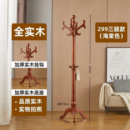 Standing Wooden Coat Racks Hall Tree Luxury Nordic Bag Hanger Modern Coat Racks Bedroom Minimalist Perchero Trendy Furniture