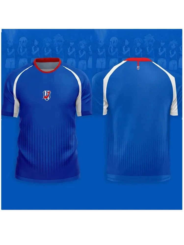 Mark Evans Jersey Anime Inazuma Eleven Kaio Football 3D Print T-Shirt Summer Men/Women Personality Sport Tees Kid Y2k Soccer Top