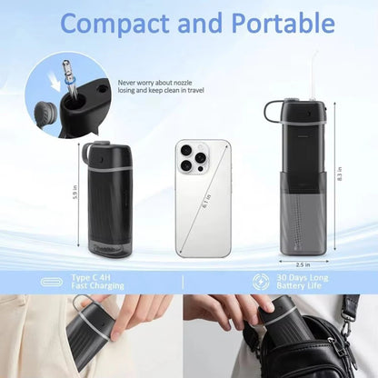 Oral Care Appliances Ultrasonic Tooth Cleaner Electric Oral Irrigator Water Flosser Portable with Toothbrush for Teeth Cleaning