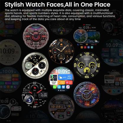 2025 SmartWatch For Ios Android Men Waterproof Smartwatch Women Sleep Monitor Message Fitness Tracker Sport Watches SMS Gift