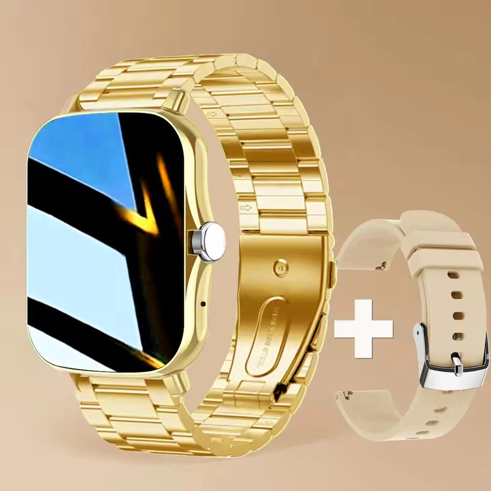 2025 Smart Watch 2.01 Inch HD Display Bluetooth Call Message Preview Sport Modes DIY Dial Weather Forecast Watches For Men Women