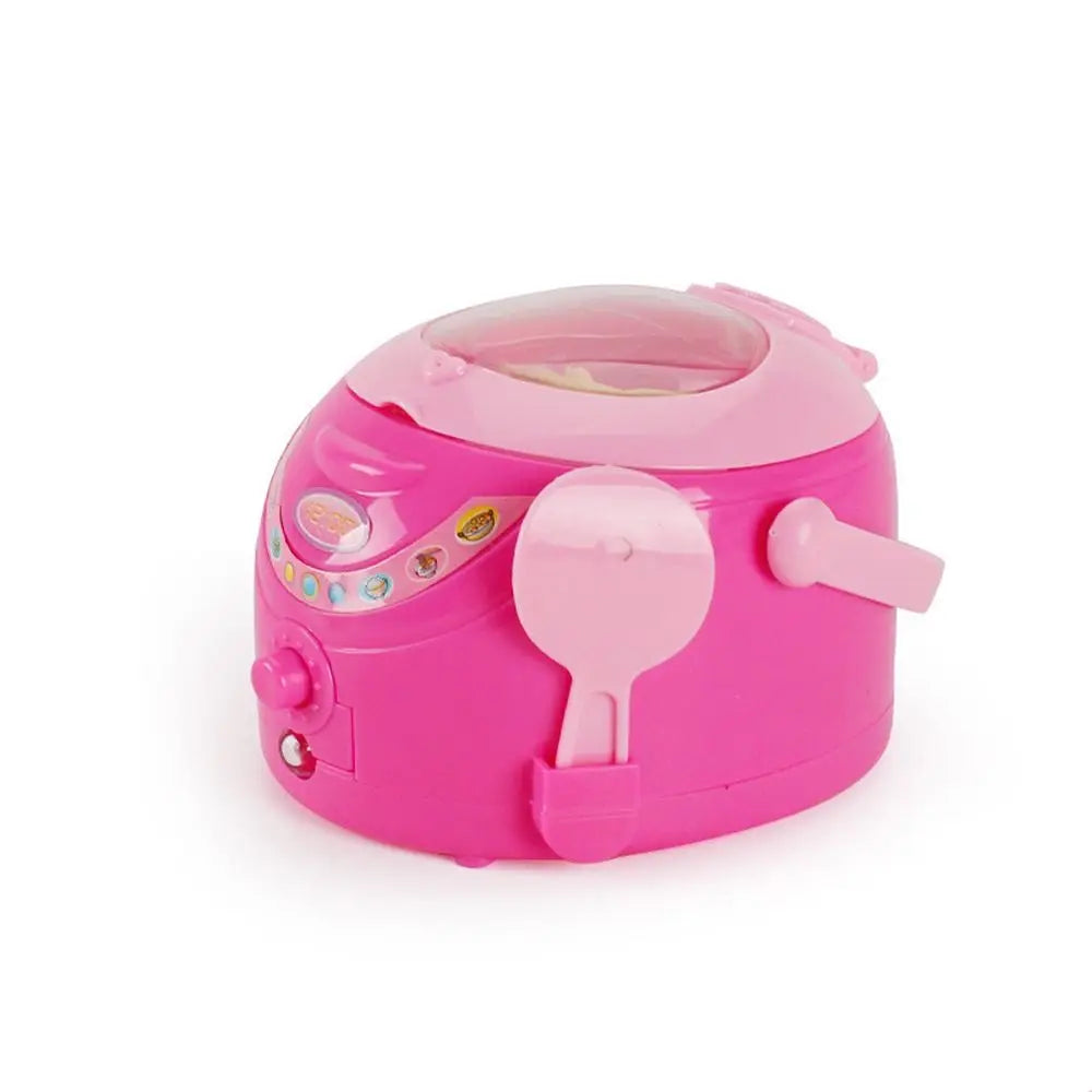 Coffee Machine Household Appliances Toys Vacuum Cleaner Cooking Pretend Play Set with Light Sweeper Kitchen Toys Boy Girl