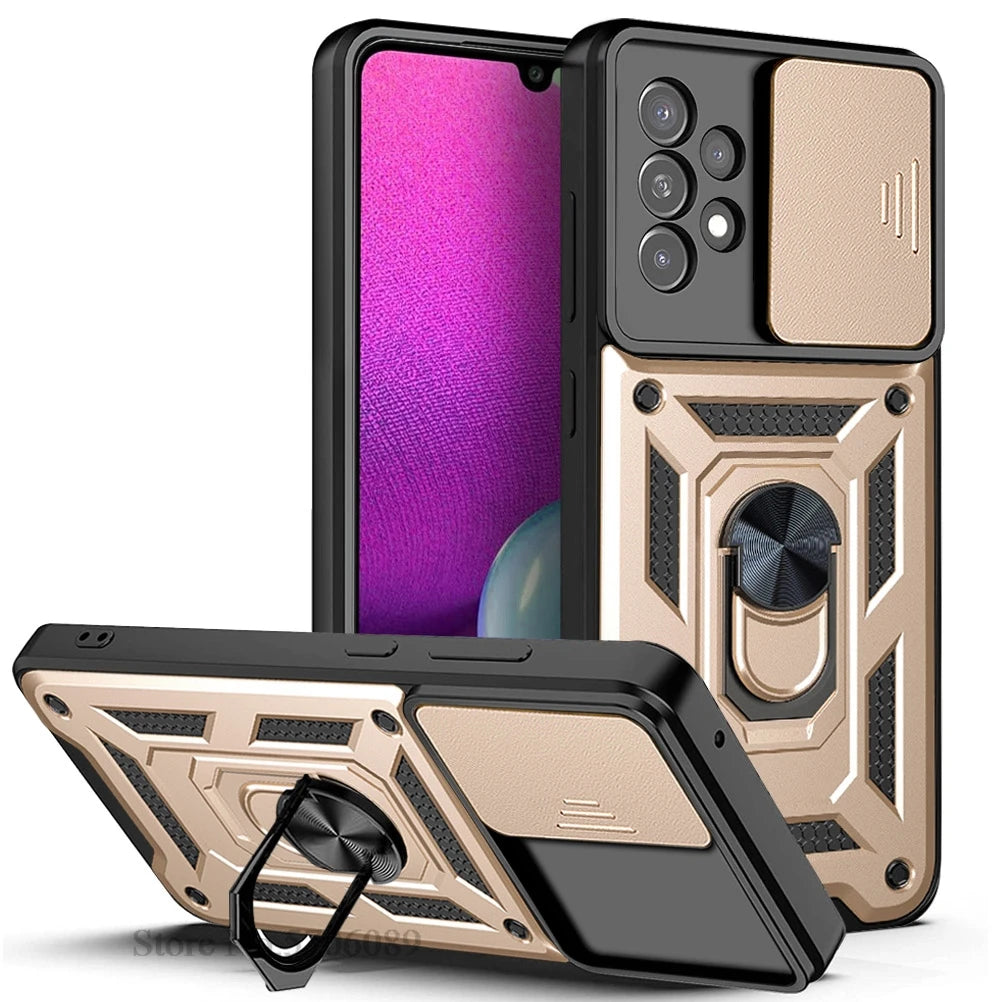 A52 A52s For Samsung A52S 5G Case Shockproof Slide Lens Protector Armor Phone Cover For Samsung Galaxy A52 5G Case Coque Fundas