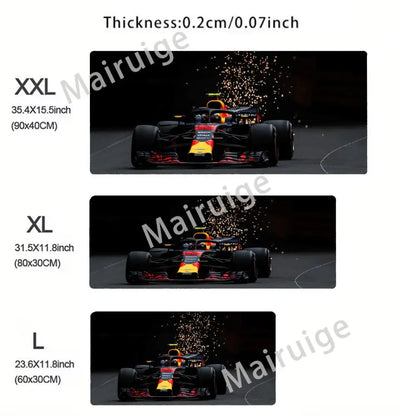 Hot-selling F1 Racing Red Mouse Pad Large Computer Office Game Table Mats XXL Rubber HD Gaming Keyboard Mousepads Long Desk Mat