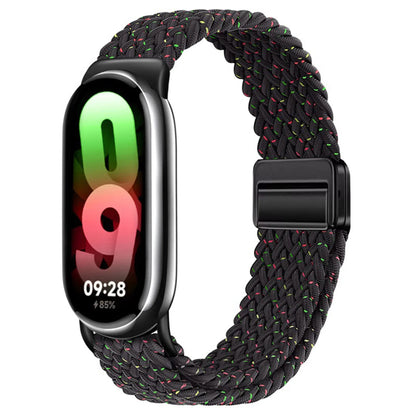 Braided Loop Strap For Xiaomi Band 9 8 Magnetic Buckle Mi band 9 Nylon Bracelet Comfortable Wristband For Mi Band 10 Accessories