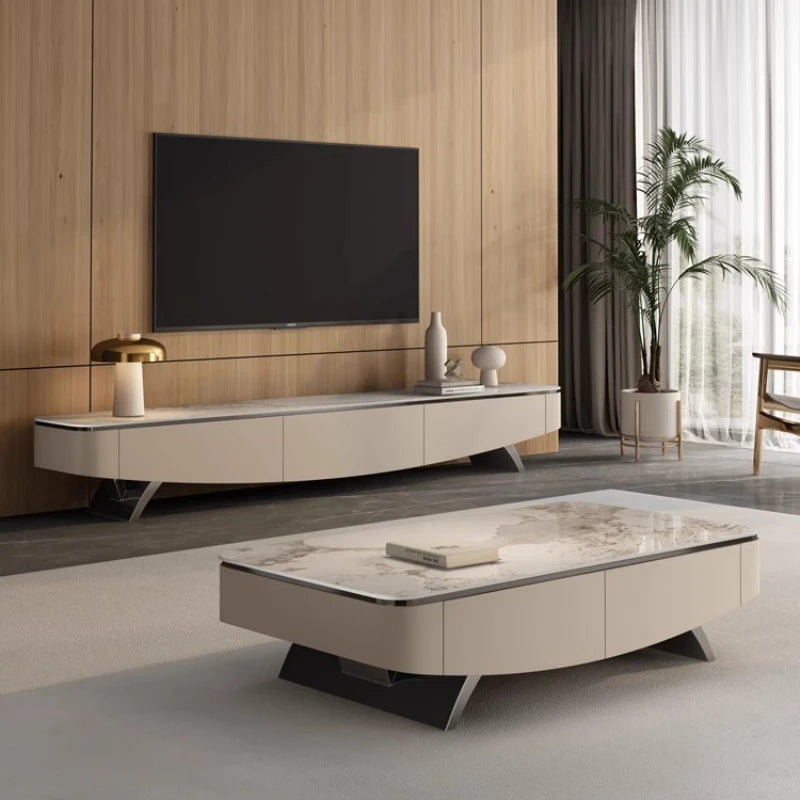 Floor Mount Tv Table Modern Bedroom Luxury Wooden Tv Cabinet High End Entertainment Stojaki Telewizyjne Home Accessories