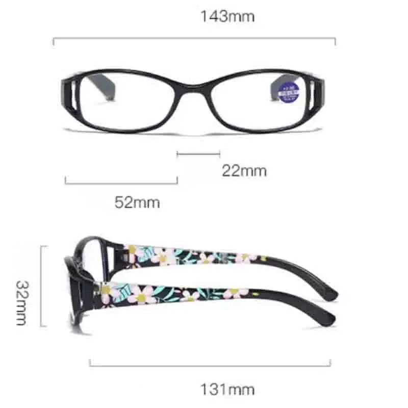 New Folding Reading Glasses Women Men Anti-Blue Light Portable Magnifying Presbyopia Eyewear +100 +150 +200 +250 +300 +350 +400