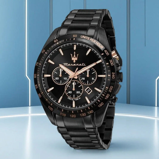 Original Maserati watch men's luxury fashion trend explorer big dial sports watch gift for men's European and American watches n