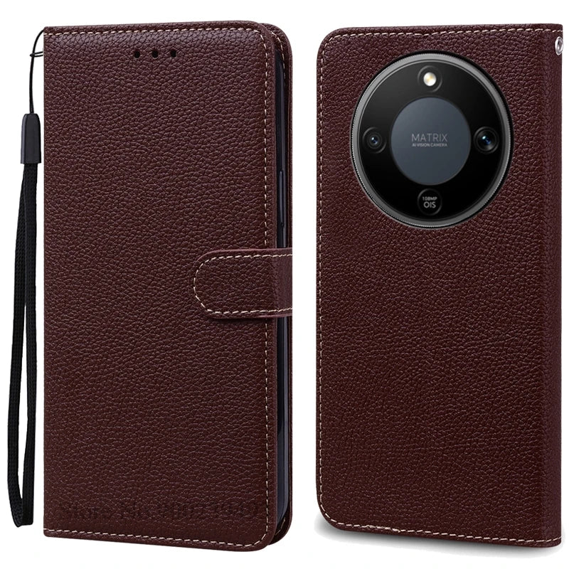 Magic8 Lite Case For Honor Magic 8 Lite Case Wallet Leather Flip Cover For Honor Magic8 Lite Case Book Cell Phone Cover Fundas